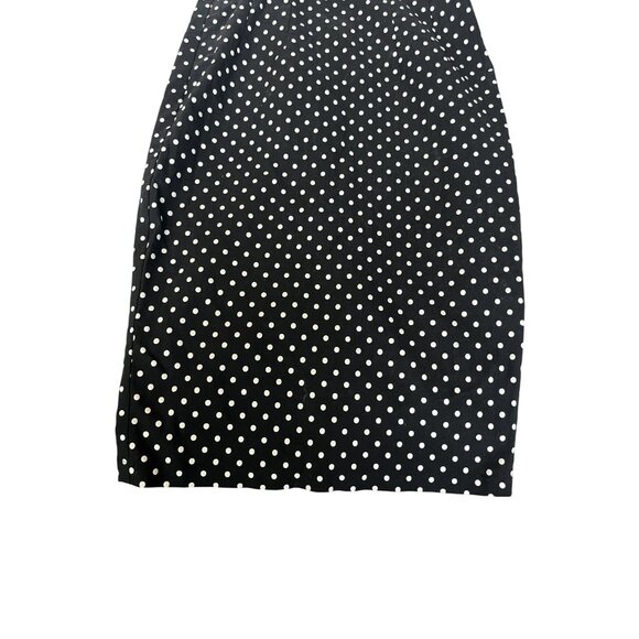 Hell Bunny Vixen 50s Black & White Polka dot Dress XS - Picture 5 of 12